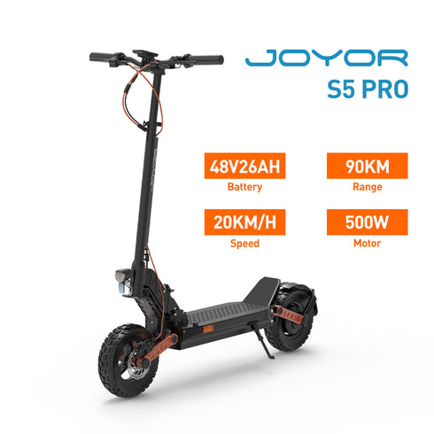 JOYOR S5 Pro (ABE) Monopattino elettrico Motore 500W Batteria 48V 26Ah 20Km/h | Garanzia italiana